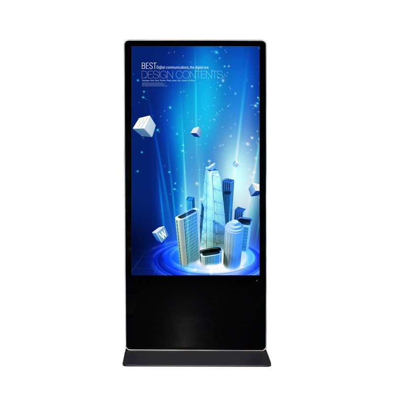 75inch Free Standing Advertising Kiosk for Public Use with Wi-Fi/5G/Ethernet